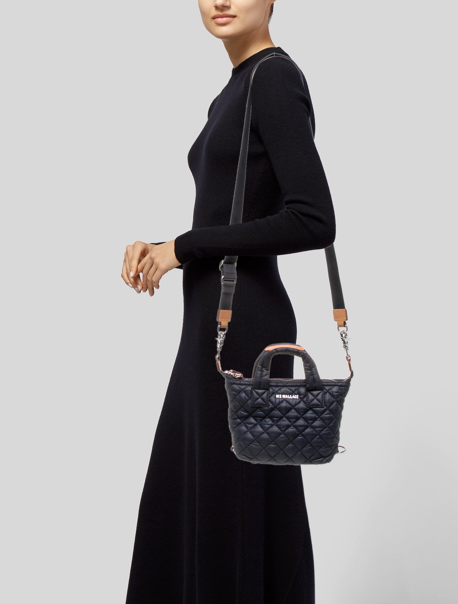 MZ Wallace Quilted Top Handle Bag