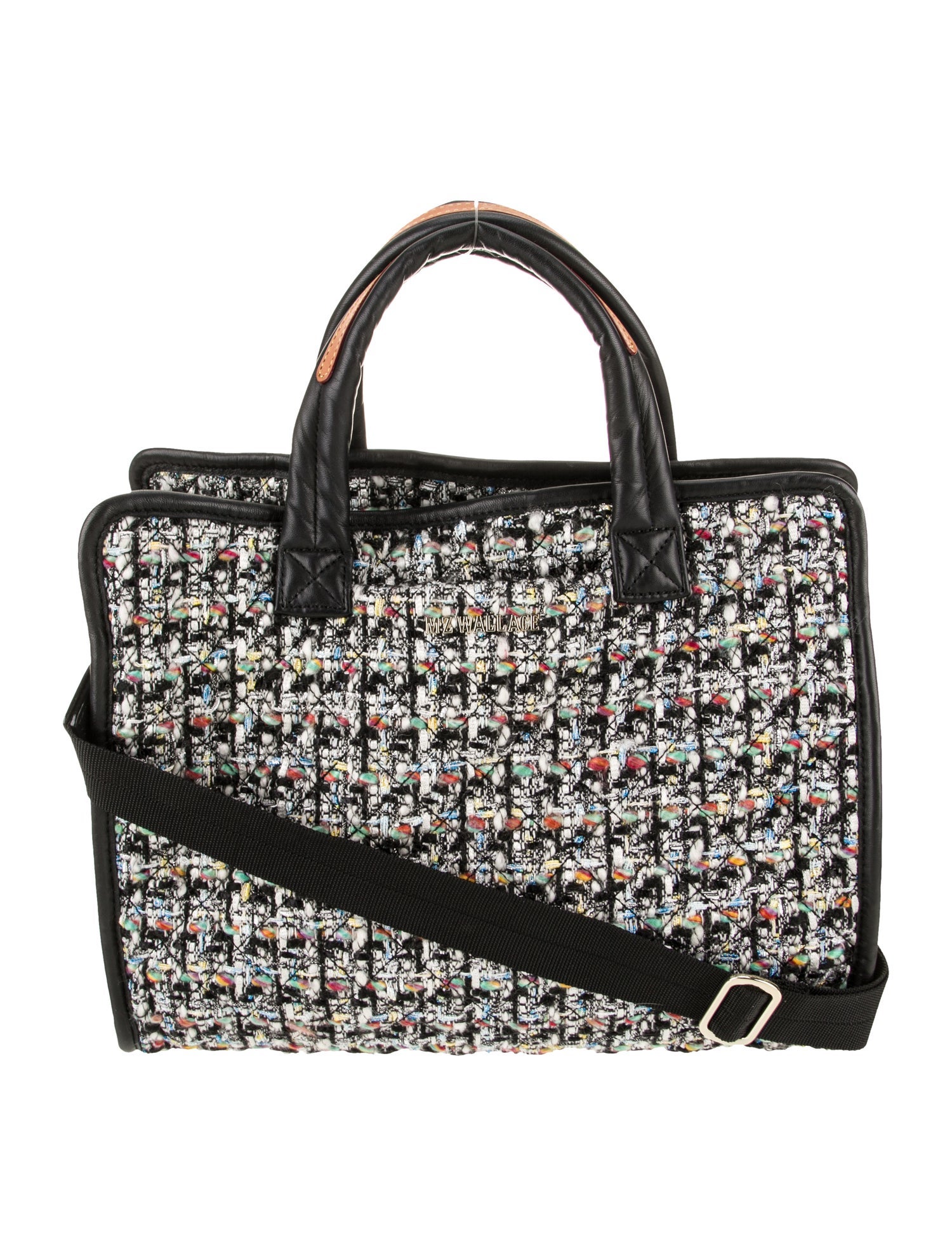 MZ Wallace Tweed Top Handle Bag