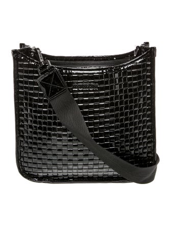MZ Wallace Patent Leather Messenger Bag