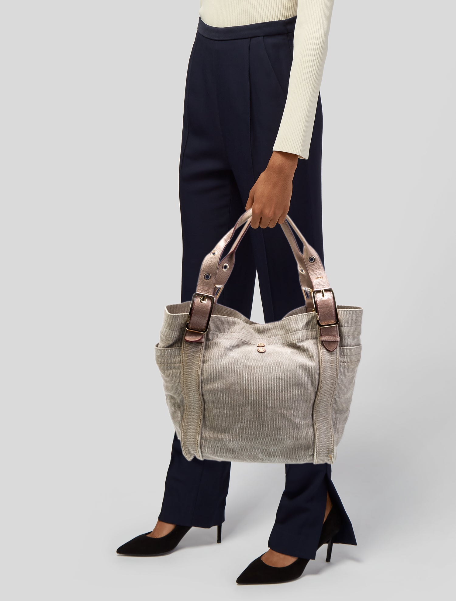MZ Wallace Canvas Shoulder Bag