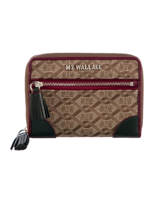 MZ Wallace Canvas Printed Compact Wallet