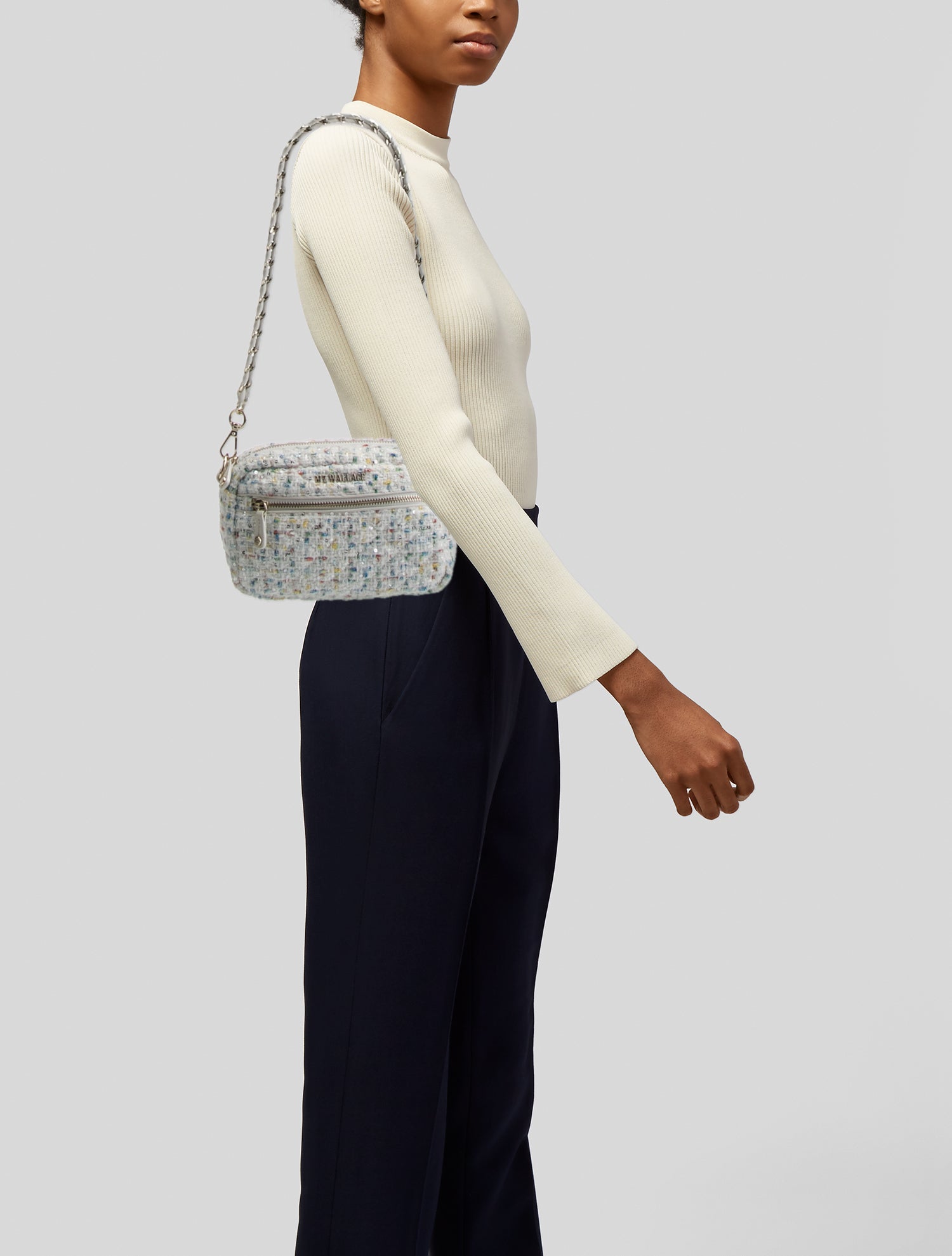 MZ Wallace Tweed Shoulder Bag
