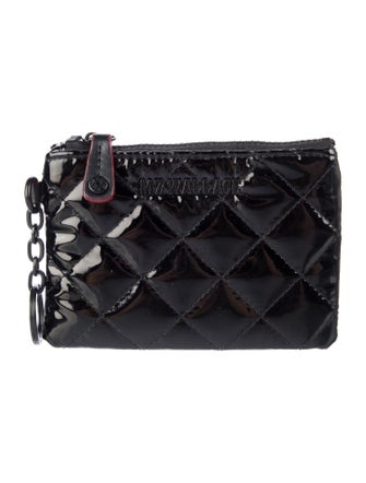 MZ Wallace Patent Leather Printed Wallet