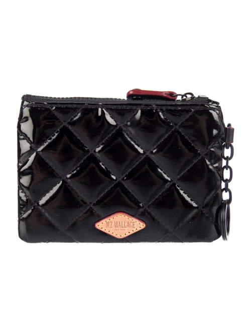 MZ Wallace Patent Leather Printed Wallet