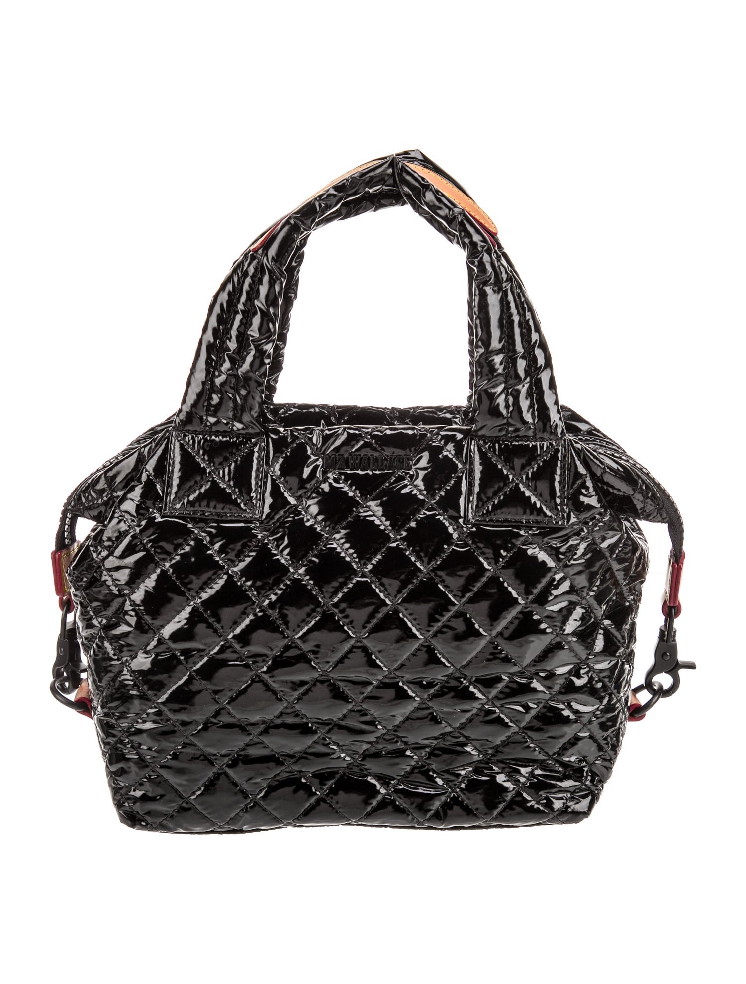 MZ Wallace Patent Leather Top Handle Bag