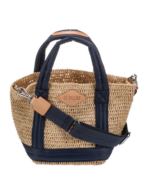 MZ Wallace Straw Top Handle Bag