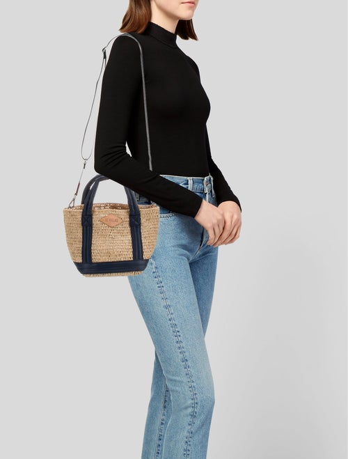 MZ Wallace Straw Top Handle Bag