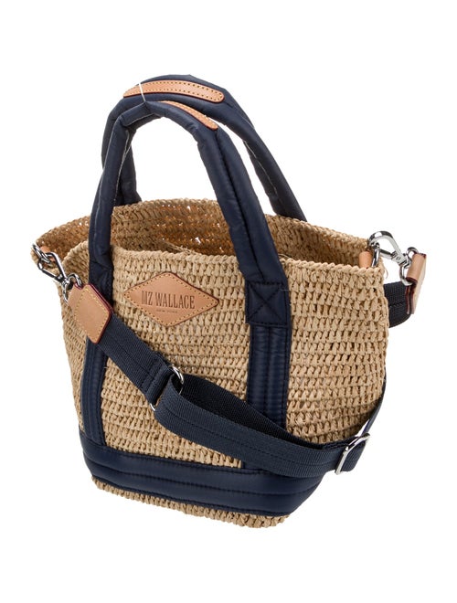 MZ Wallace Straw Top Handle Bag