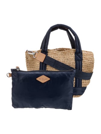 MZ Wallace Straw Top Handle Bag