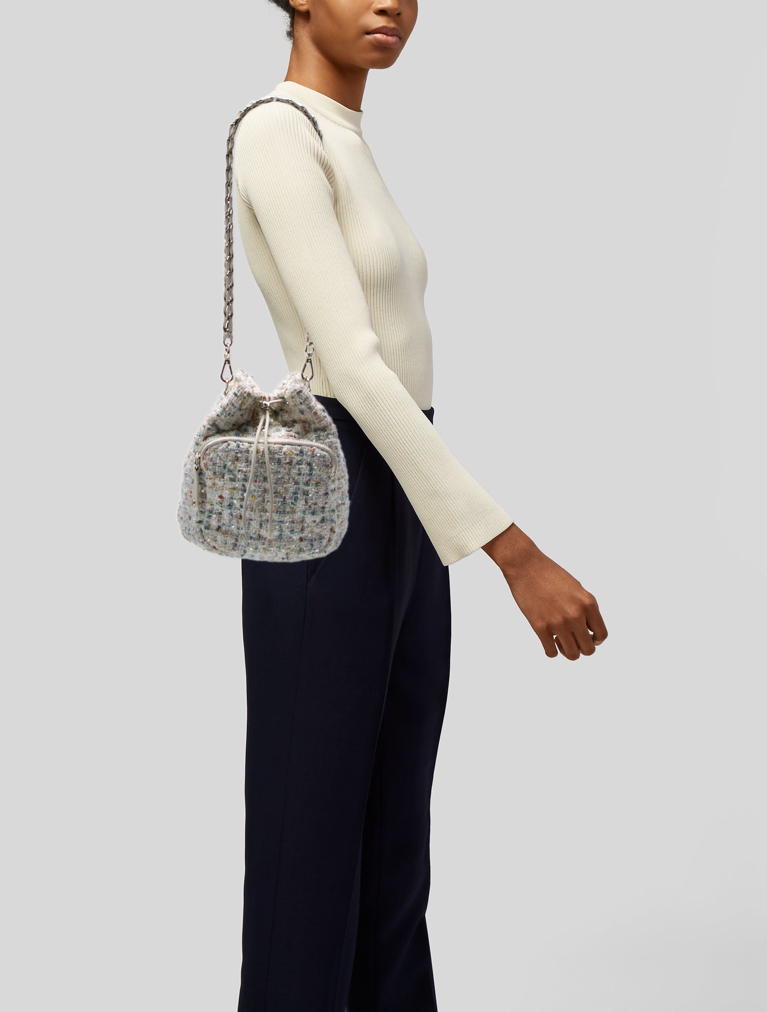 MZ Wallace Tweed Shoulder Bag