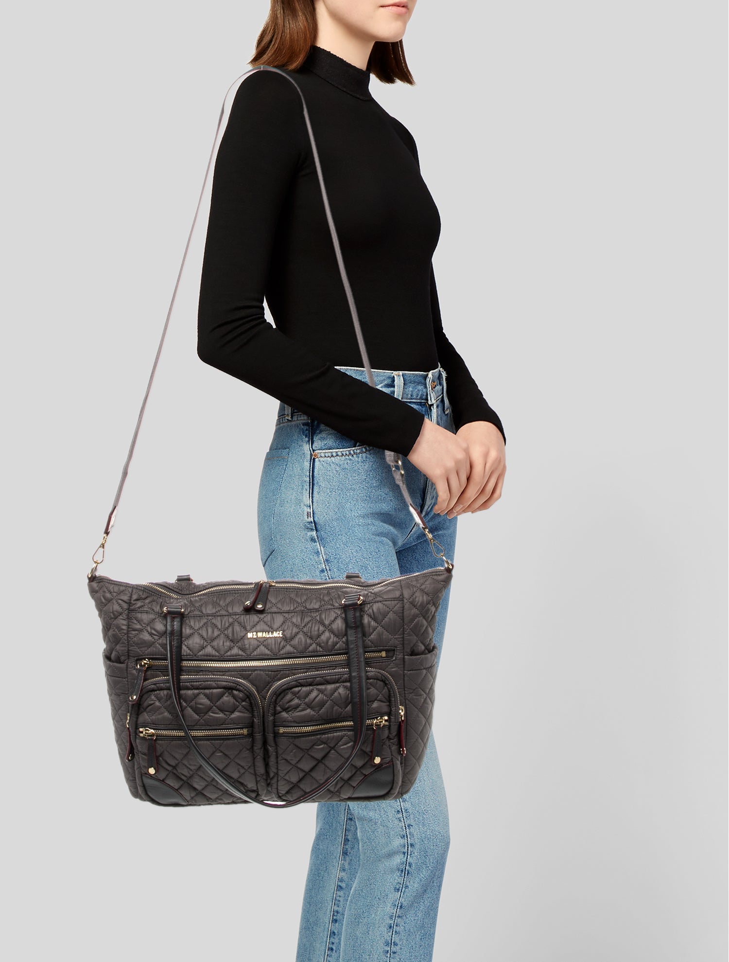 MZ Wallace Quilted Messenger Bag