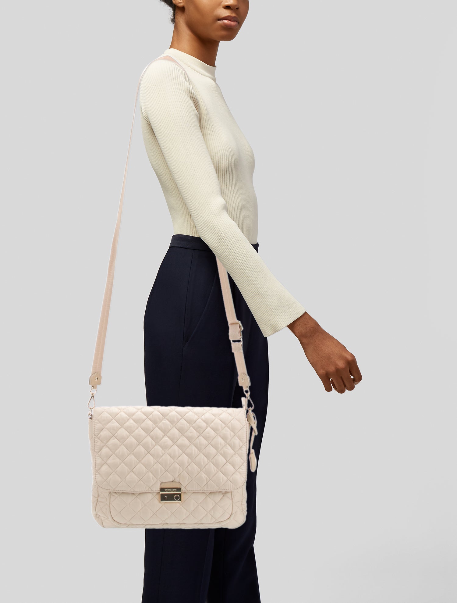 MZ Wallace Quilted Messenger Bag