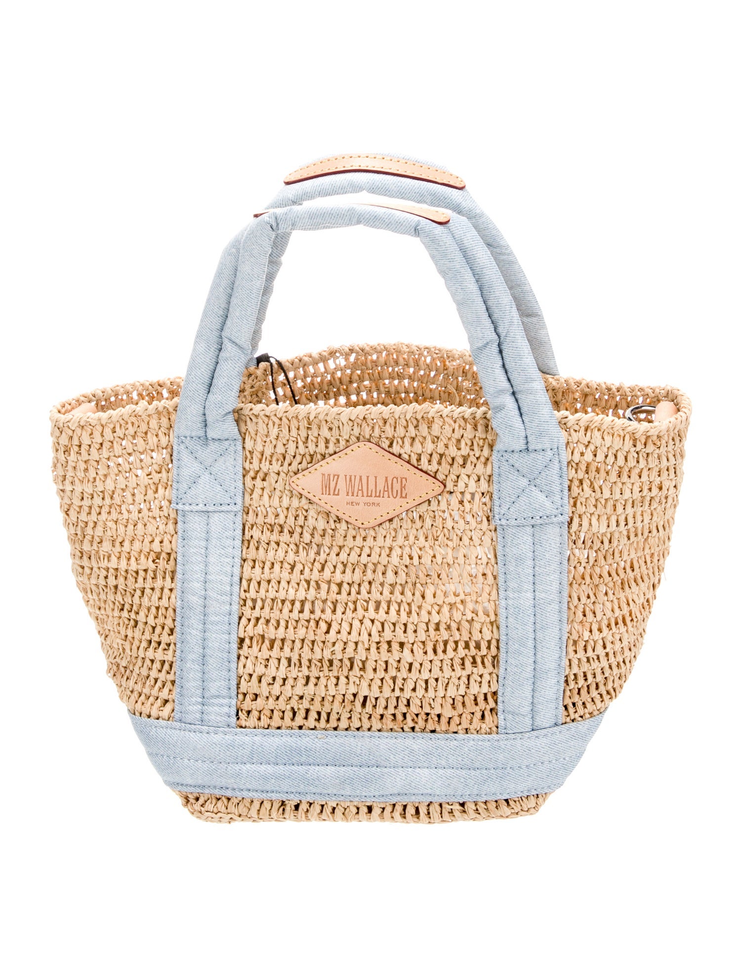MZ Wallace Straw Top Handle Bag