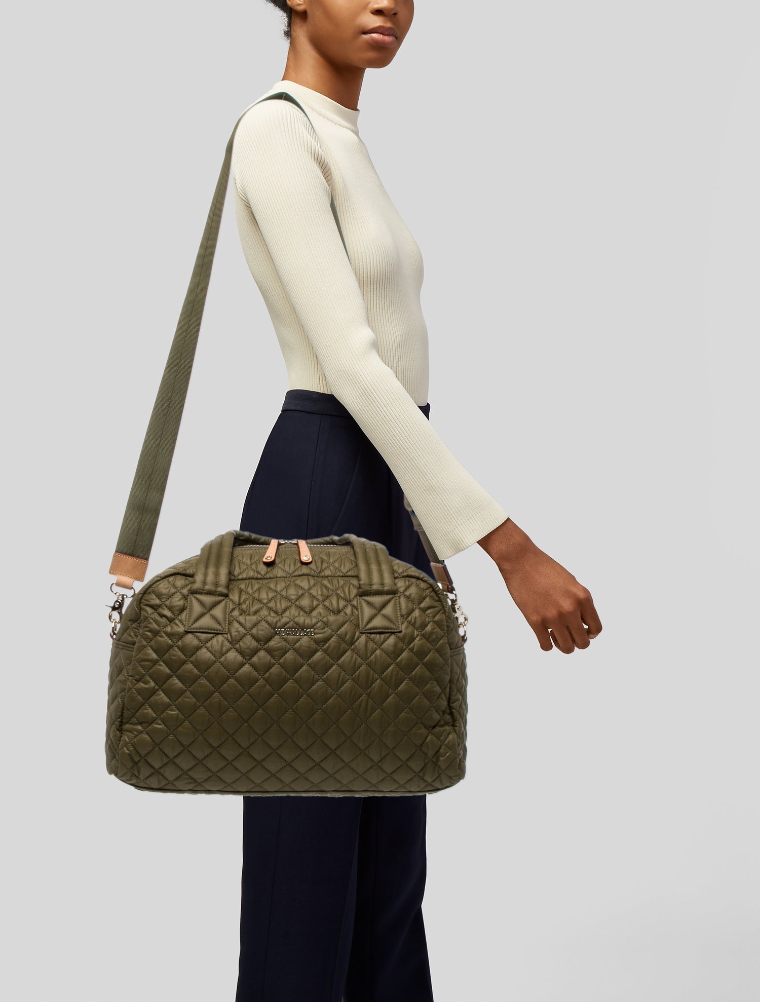 MZ Wallace Quilted Weekender Bag