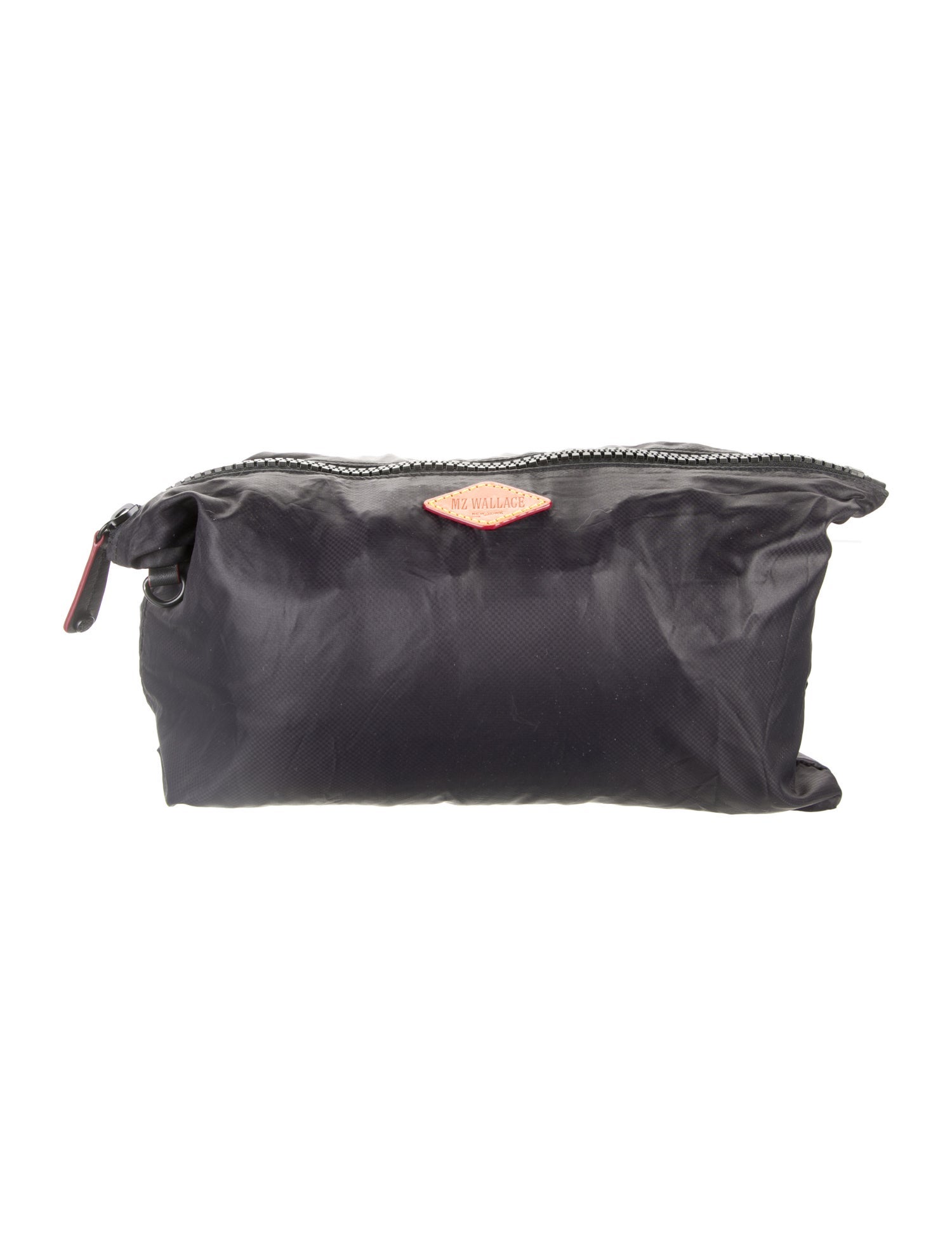 MZ Wallace Embroidered Logo Cosmetic Bag