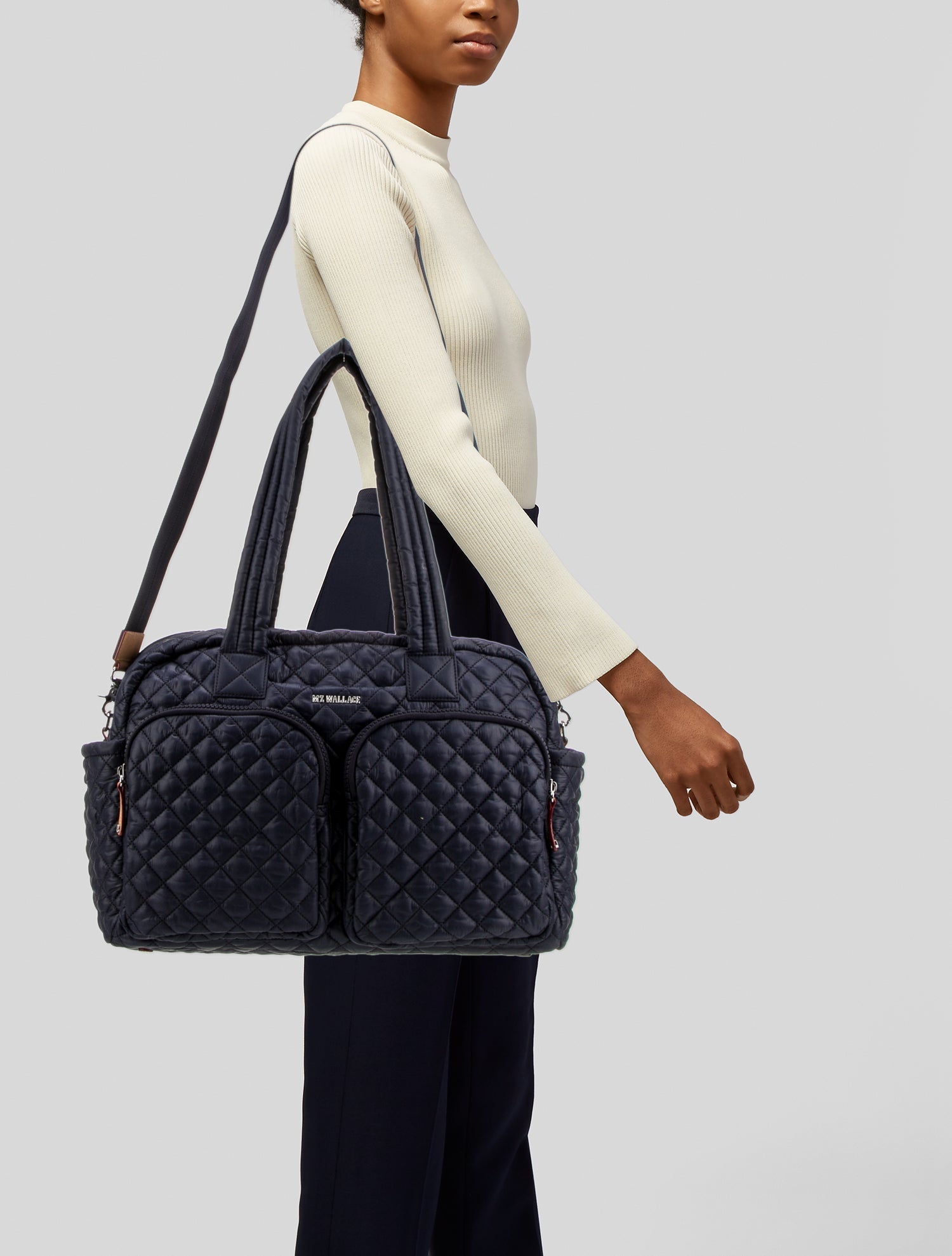 MZ Wallace Leather Messenger Bag