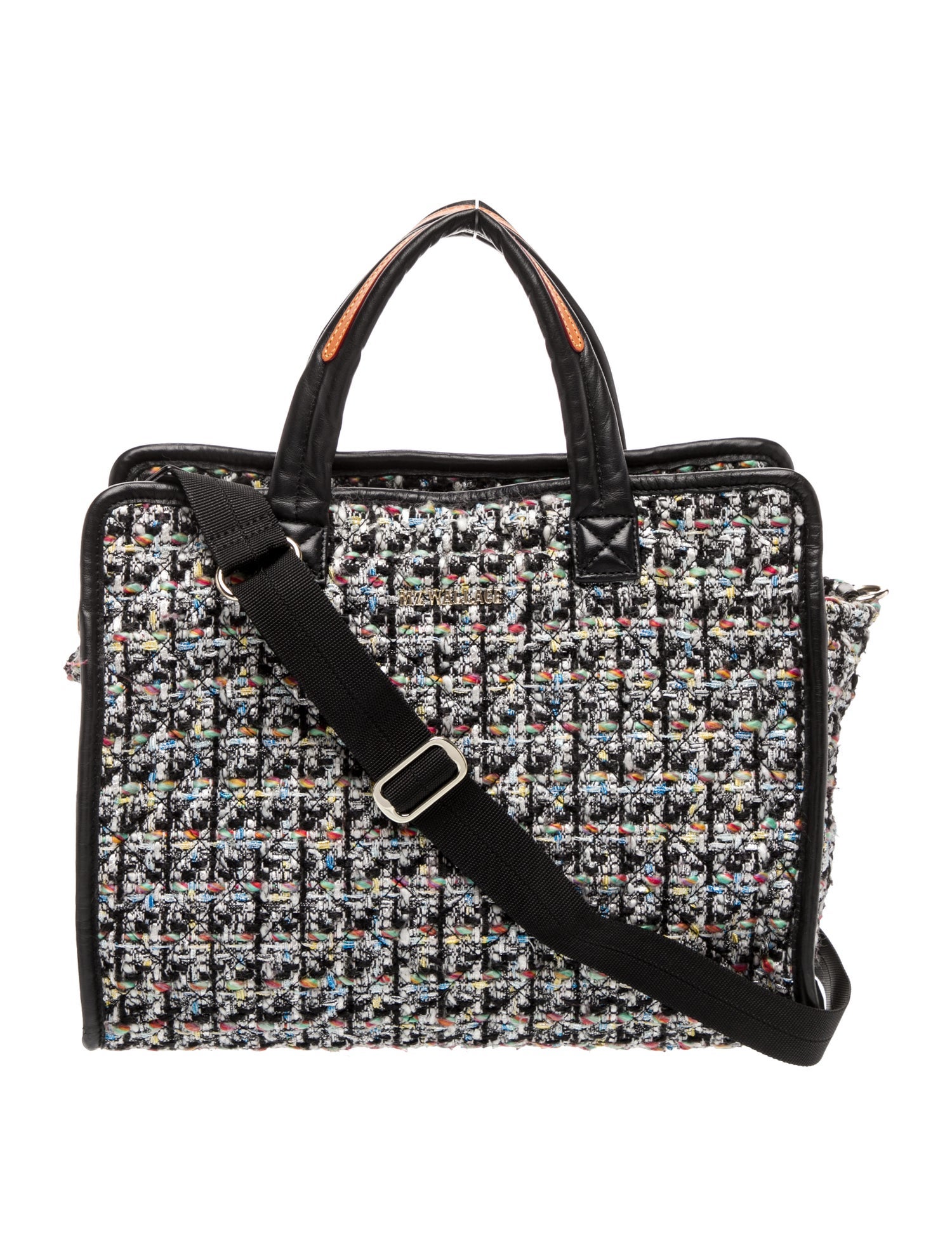 MZ Wallace Tweed Top Handle Bag