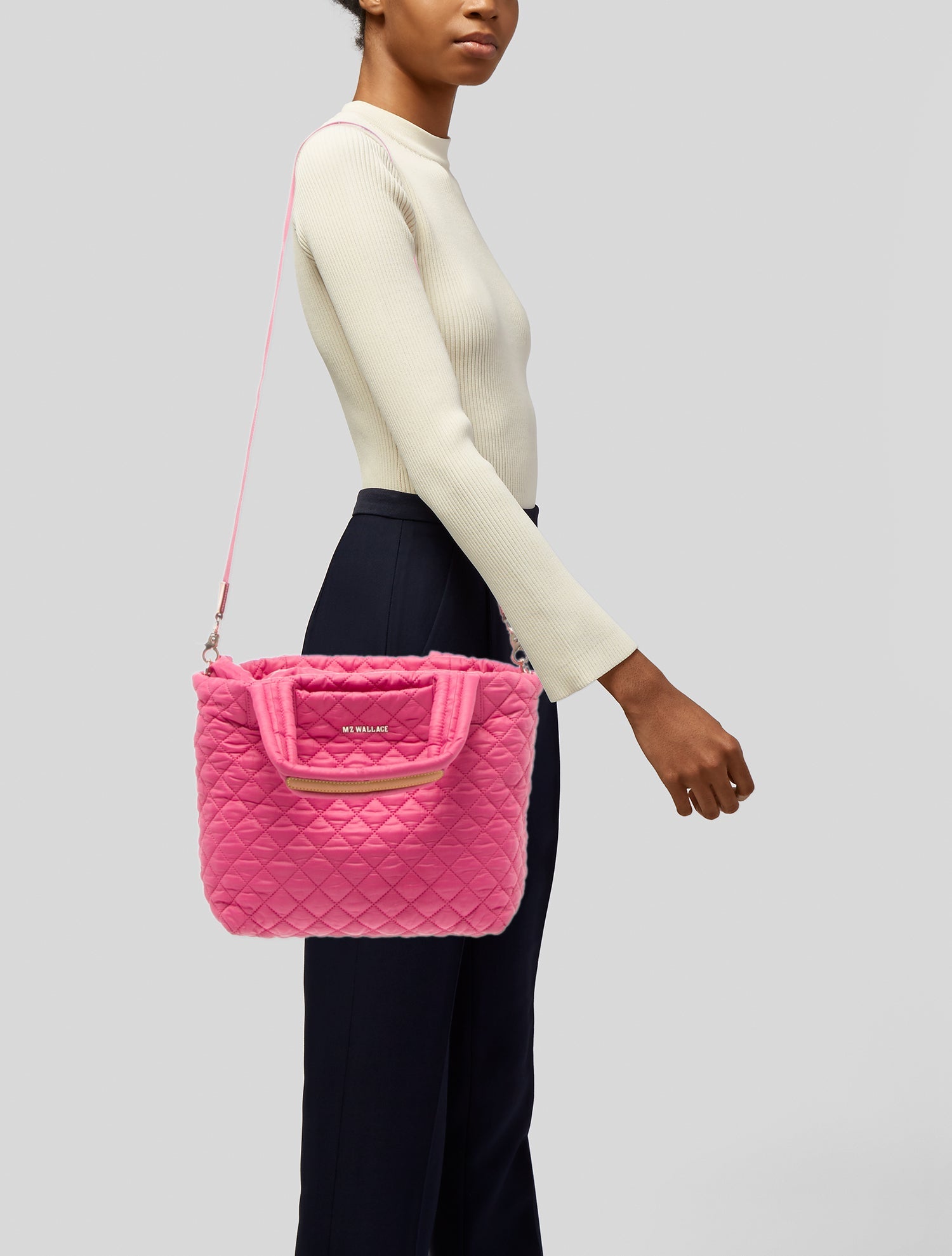 MZ Wallace Quilted Top Handle Bag