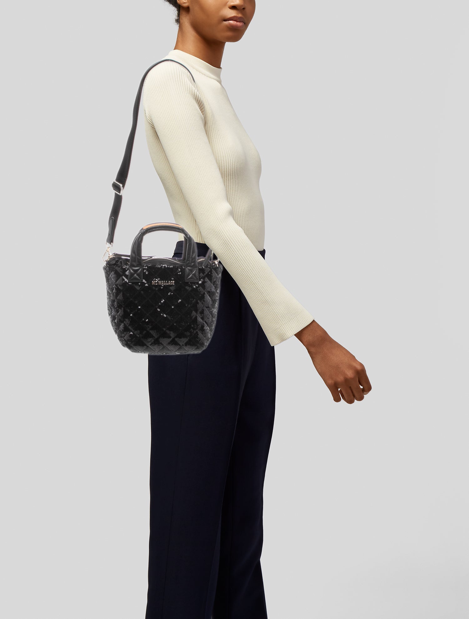 MZ Wallace Sequins Top Handle Bag