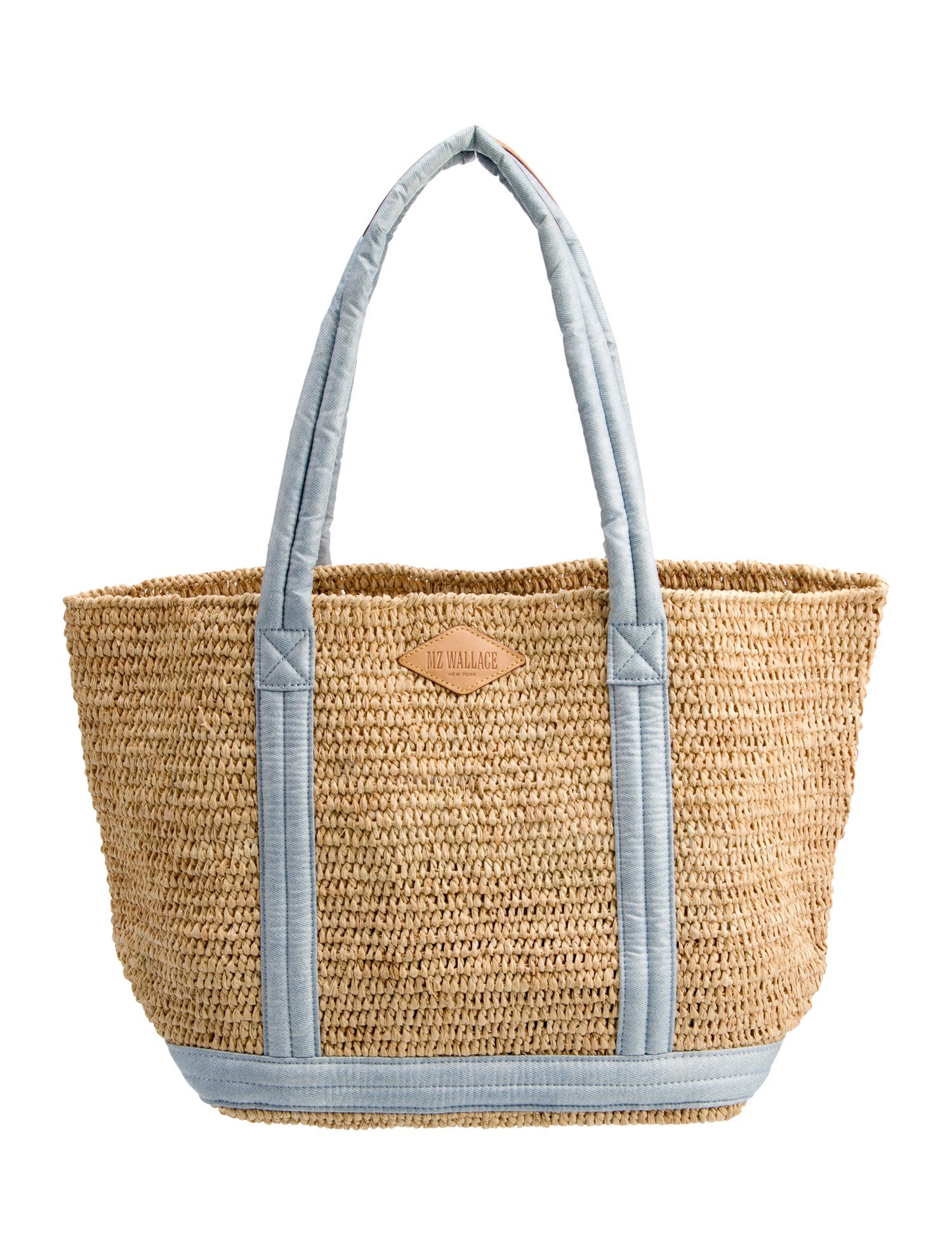 MZ Wallace Straw Top Handle Bag