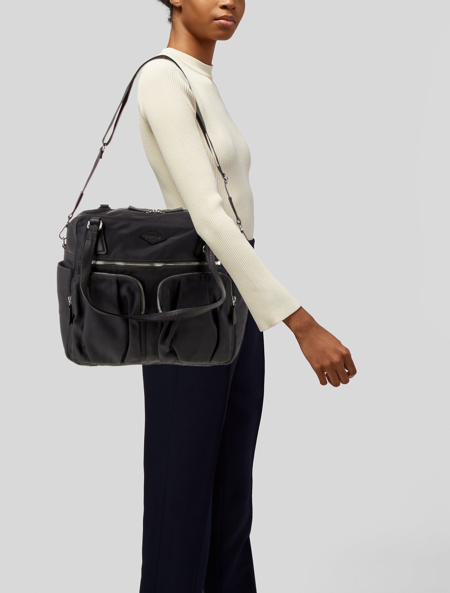 MZ Wallace Nylon Top Handle Bag