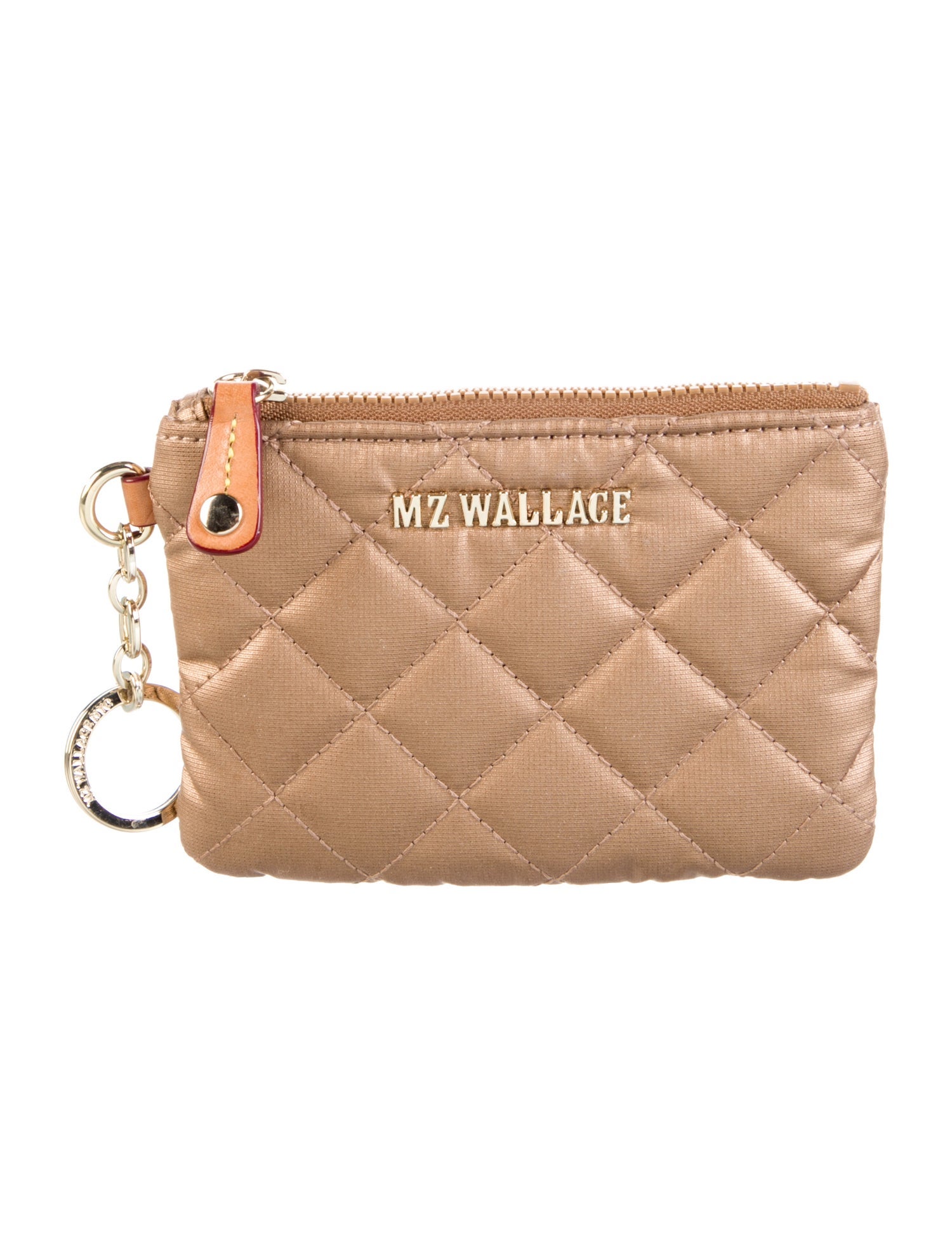 MZ Wallace Quilted Pattern Canvas Wallet