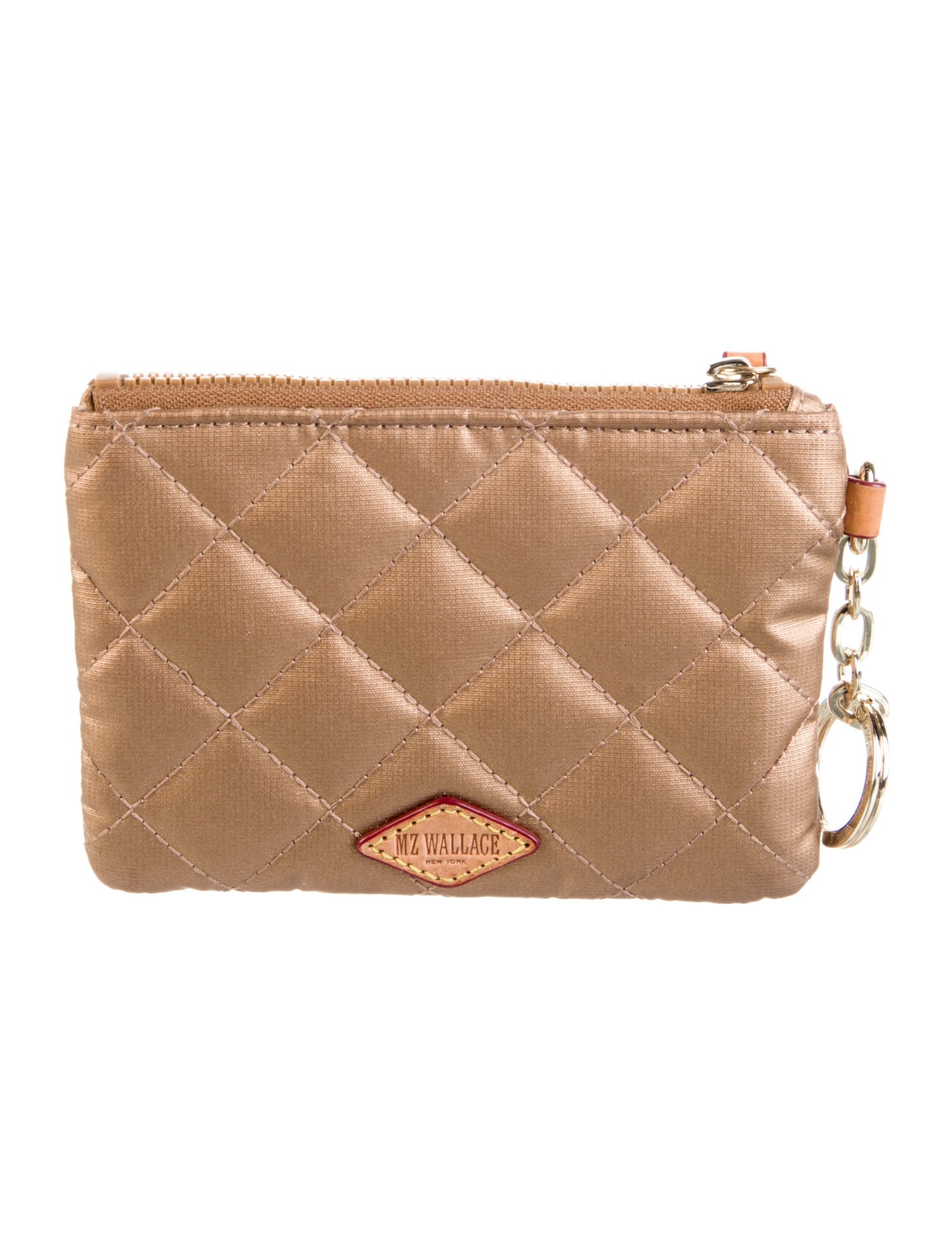 MZ Wallace Quilted Pattern Canvas Wallet