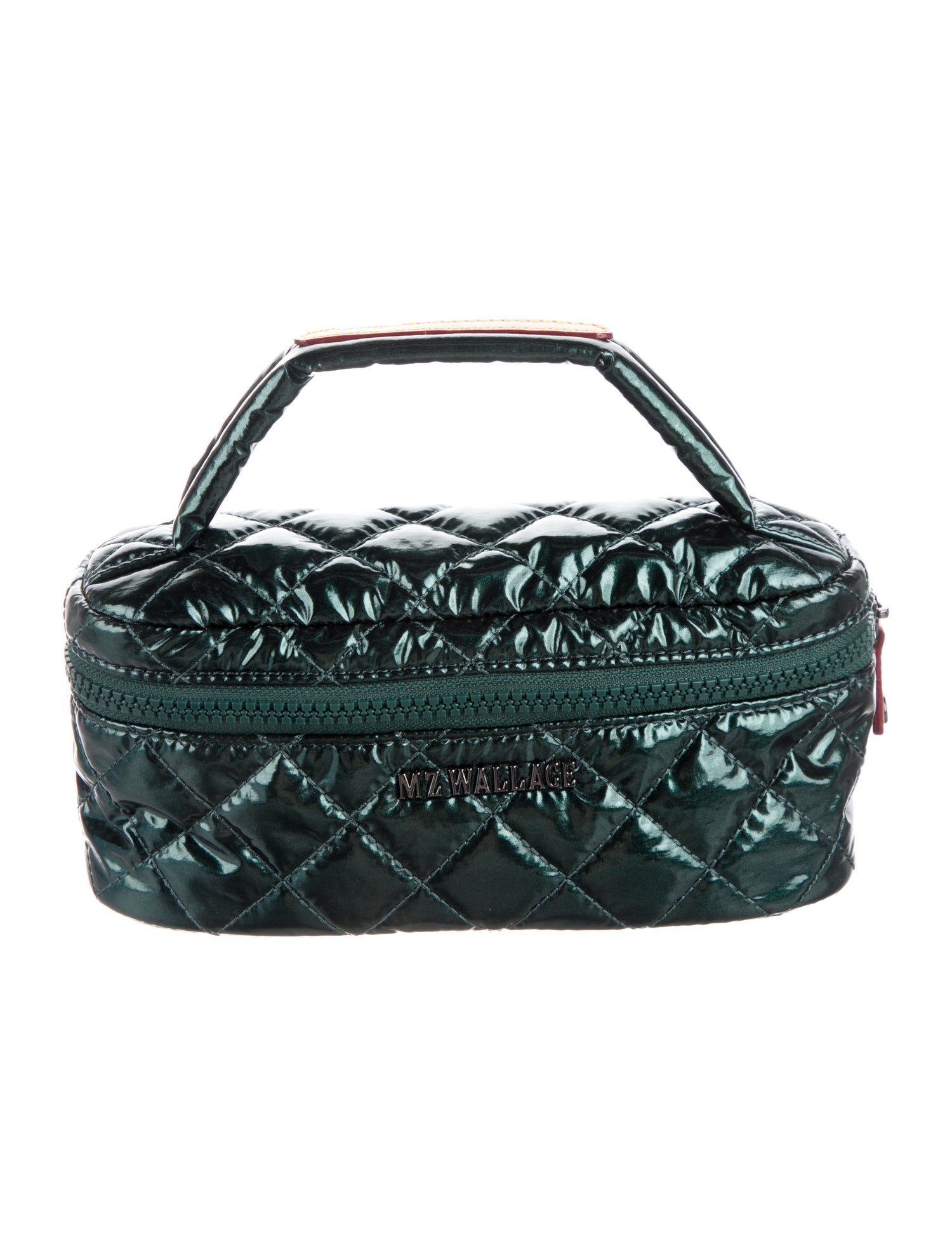 MZ Wallace Quilted Metallic Cosmetic Bag