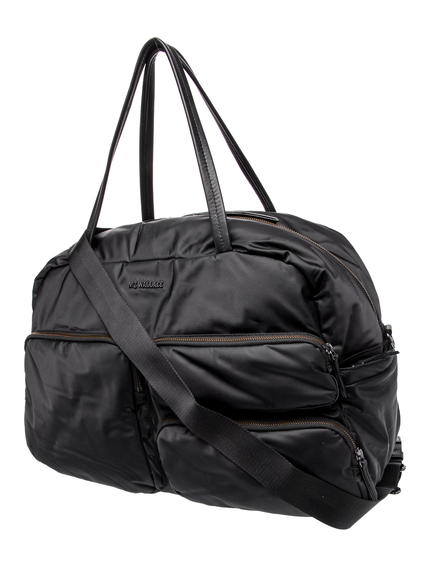 MZ Wallace Nylon Weekender Bag - Black Luggage and Travel