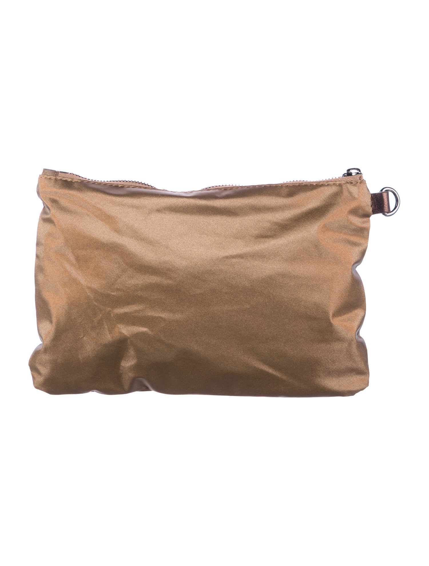 MZ Wallace Bronze Metallic Cosmetic Bag