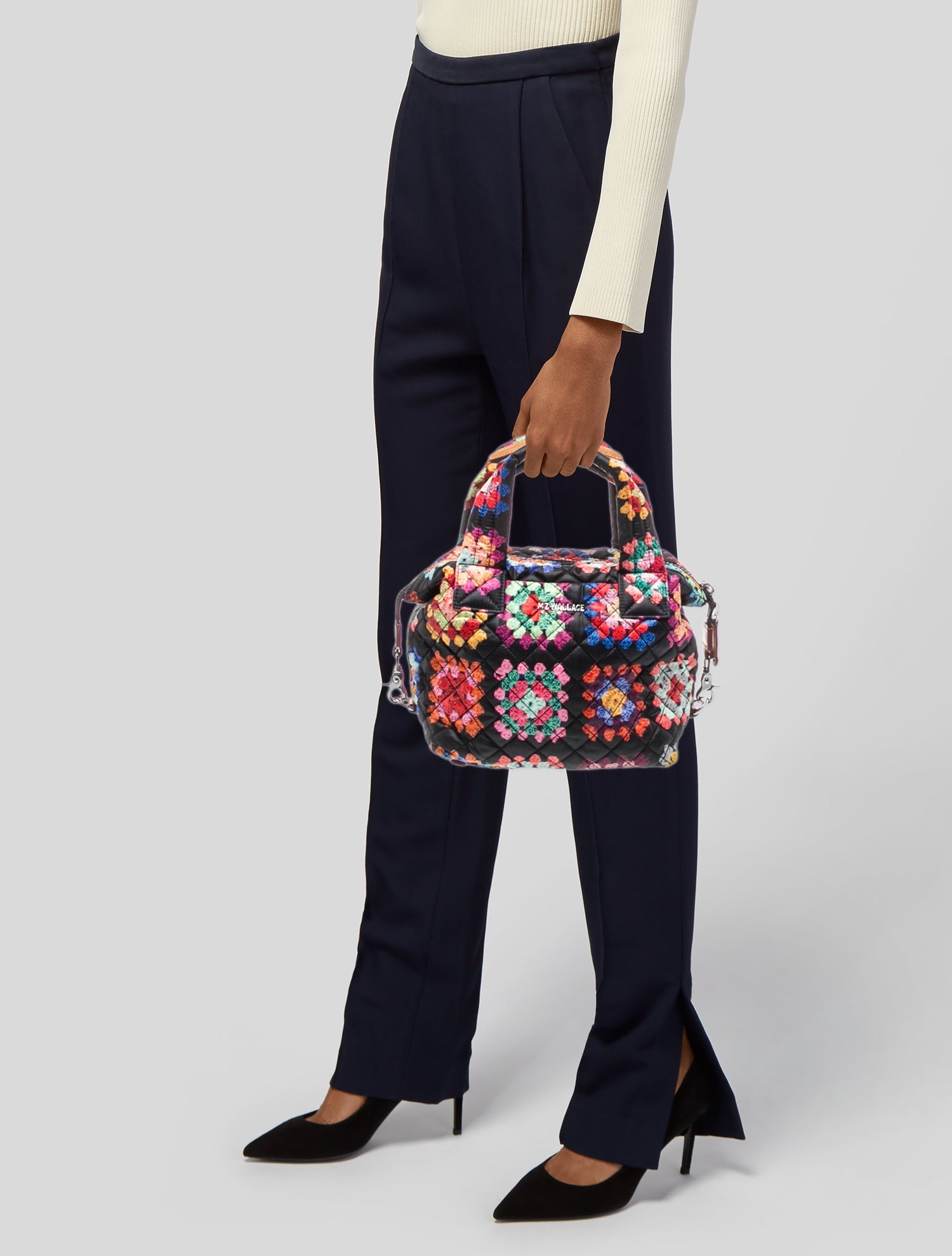 MZ Wallace Bea Bedford Bag - Purple Shoulder Bags, Handbags