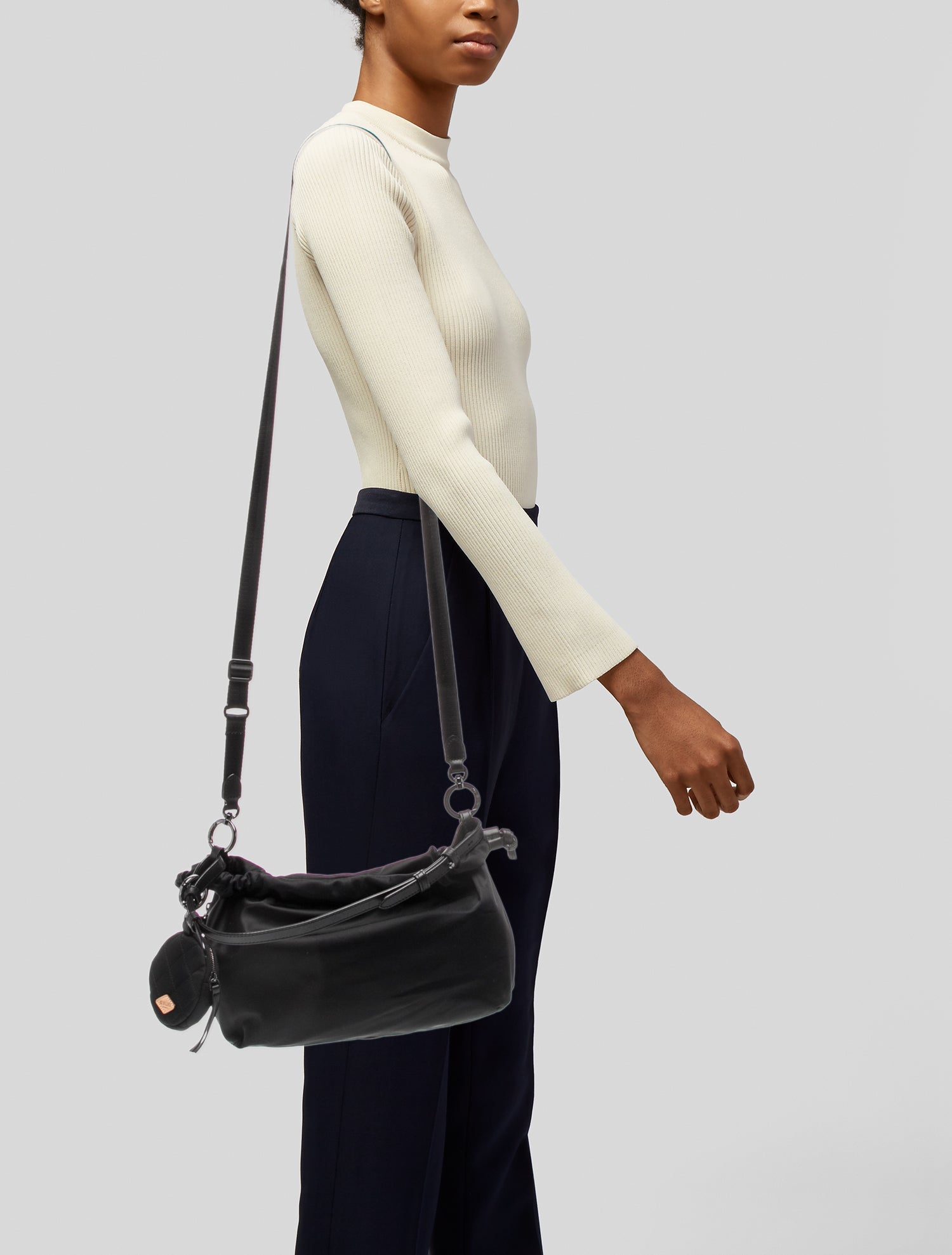 MZ Wallace Frankie Travel Bedford Bag - Black Shoulder Bags