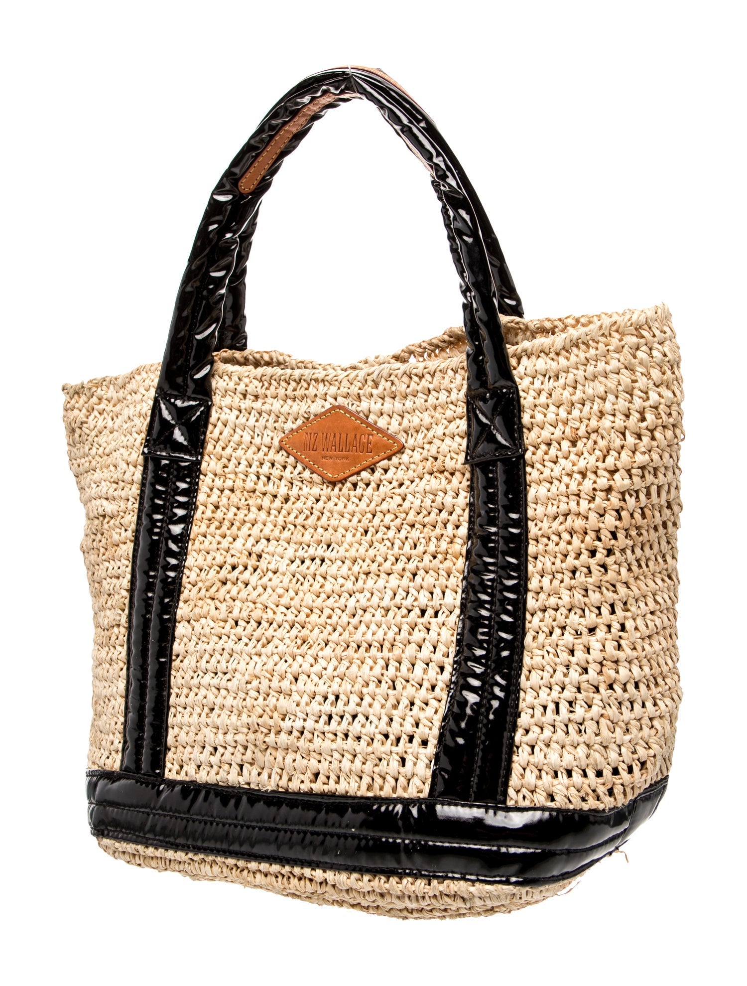 MZ Wallace Raffia Top Handle Bag - Neutrals Totes, Handbags