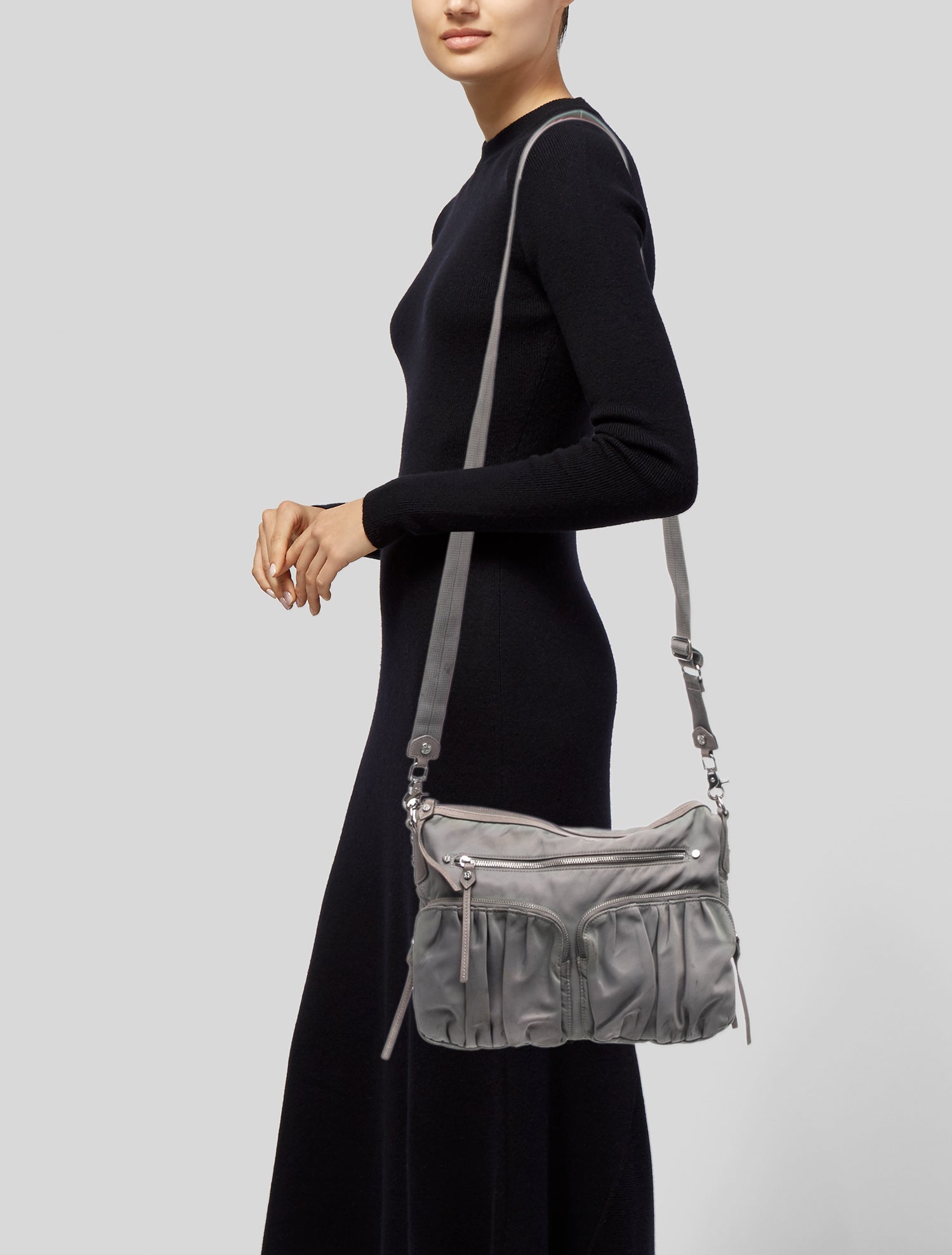 MZ Wallace Mini Crosby Crossbody Bag - Black Crossbody Bags