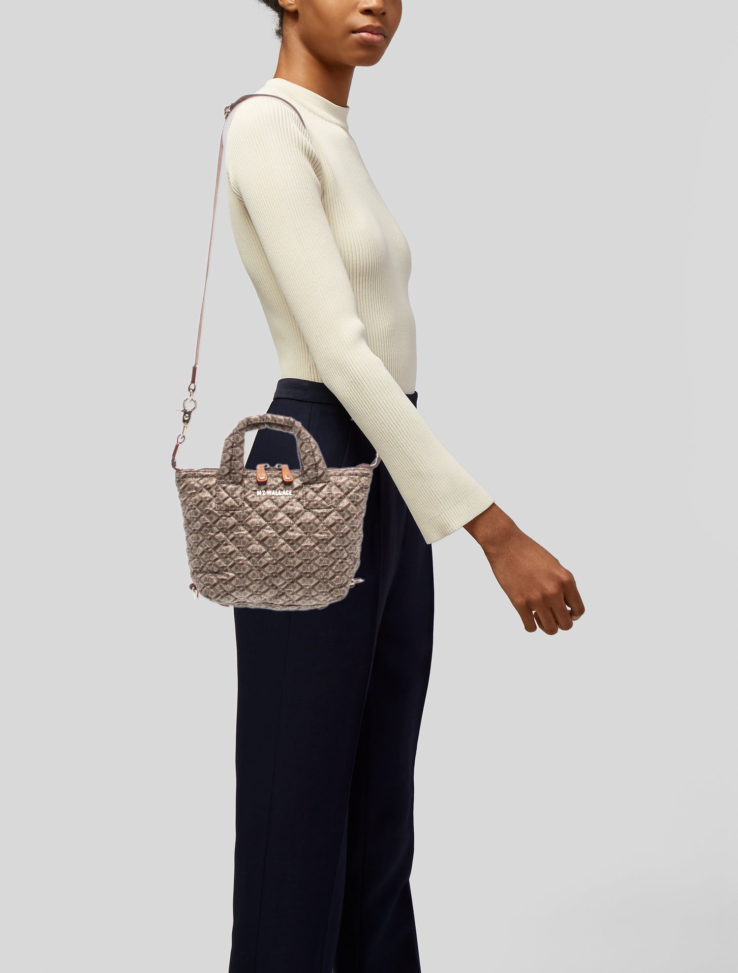 MZ Wallace Roxy Crossbody Bag w/ Tags - Neutrals Crossbody Bags