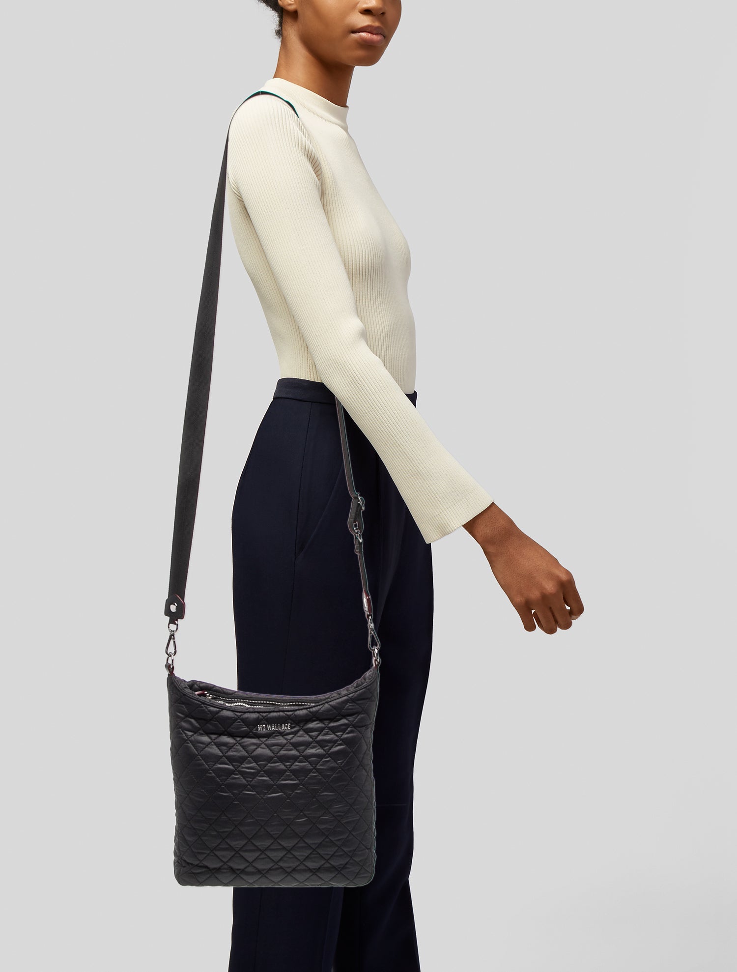 MZ Wallace Roxy Crossbody Bag w/ Tags - Neutrals Crossbody Bags