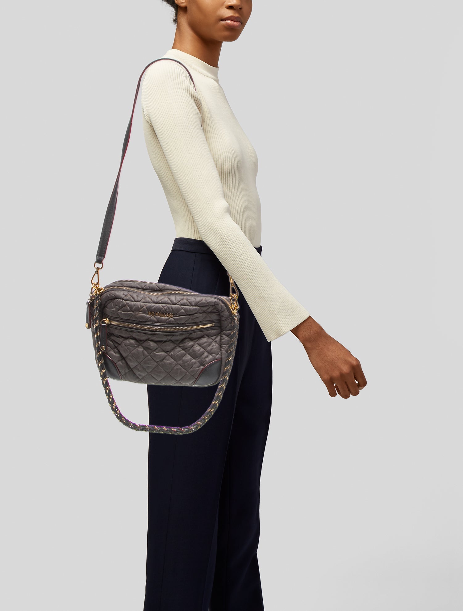MZ Wallace Roxy Crossbody Bag w/ Tags - Neutrals Crossbody Bags