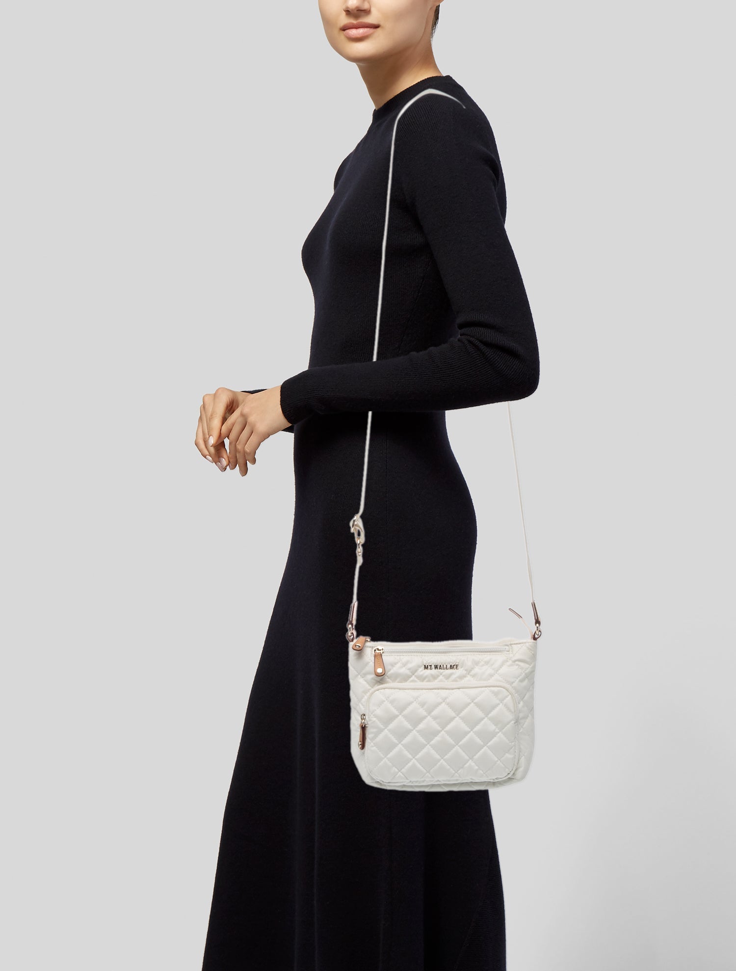 Marc by Marc Jacobs Ostrich Crossbody Bag - Neutrals Crossbody