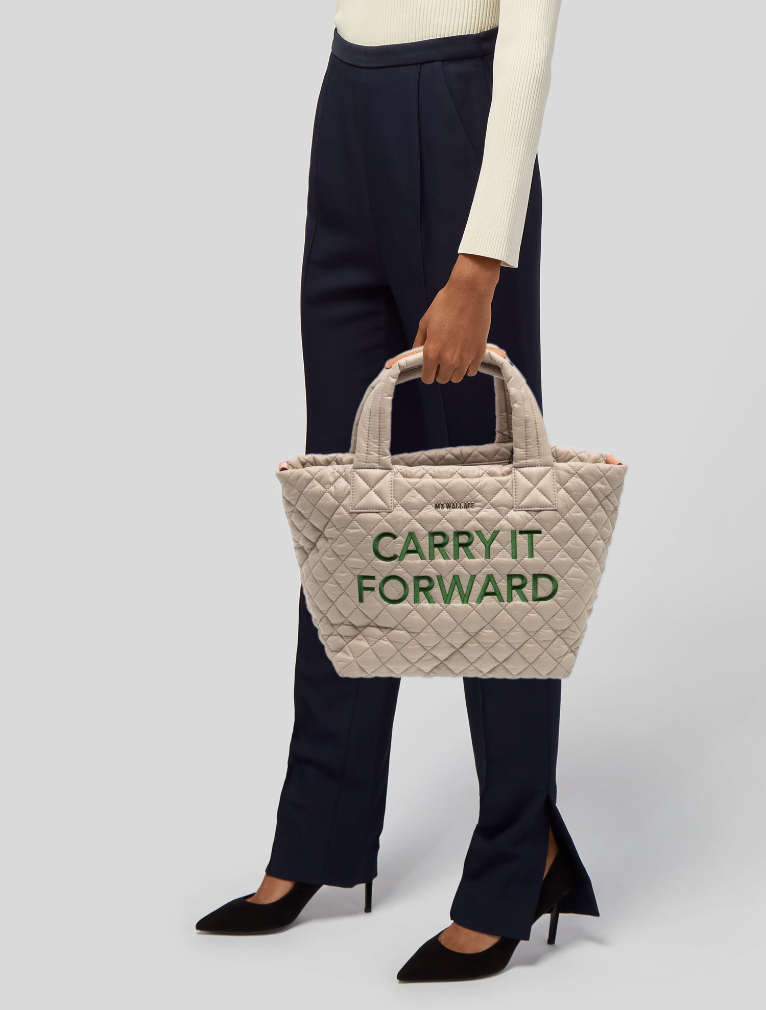MZ Wallace Graffiti Printed Nylon Tote - Blue Totes, Handbags
