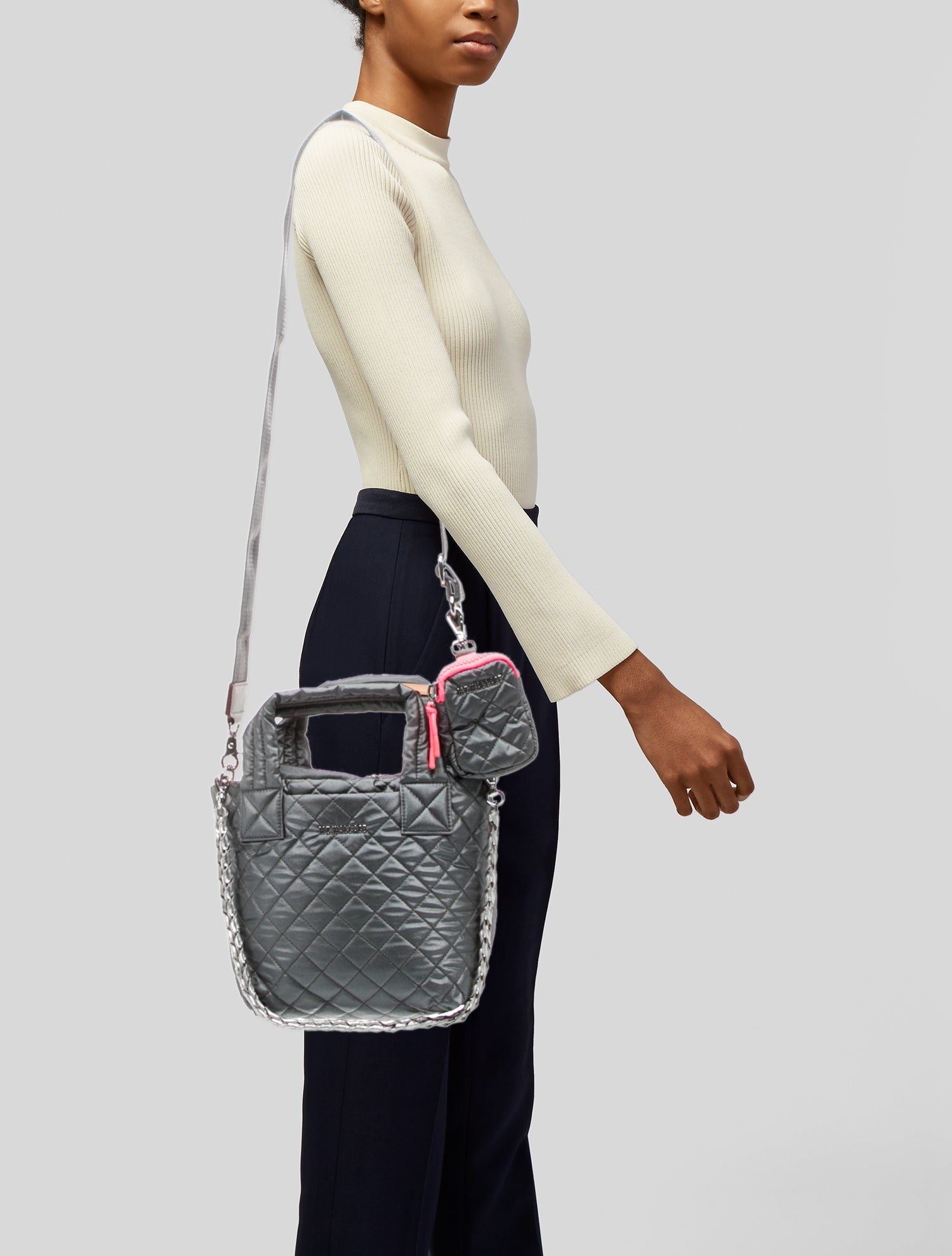 MZ Wallace Frankie Travel Bedford Bag - Black Shoulder Bags