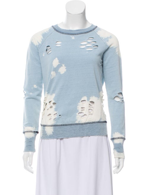 NSF Tie-Dye Print Crew Neck Sweater