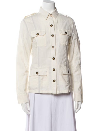 NSF Long Sleeve Button-Up Top