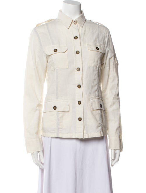 NSF Long Sleeve Button-Up Top