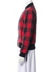 NSF Plaid Print Bomber Jacket