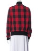 NSF Plaid Print Bomber Jacket