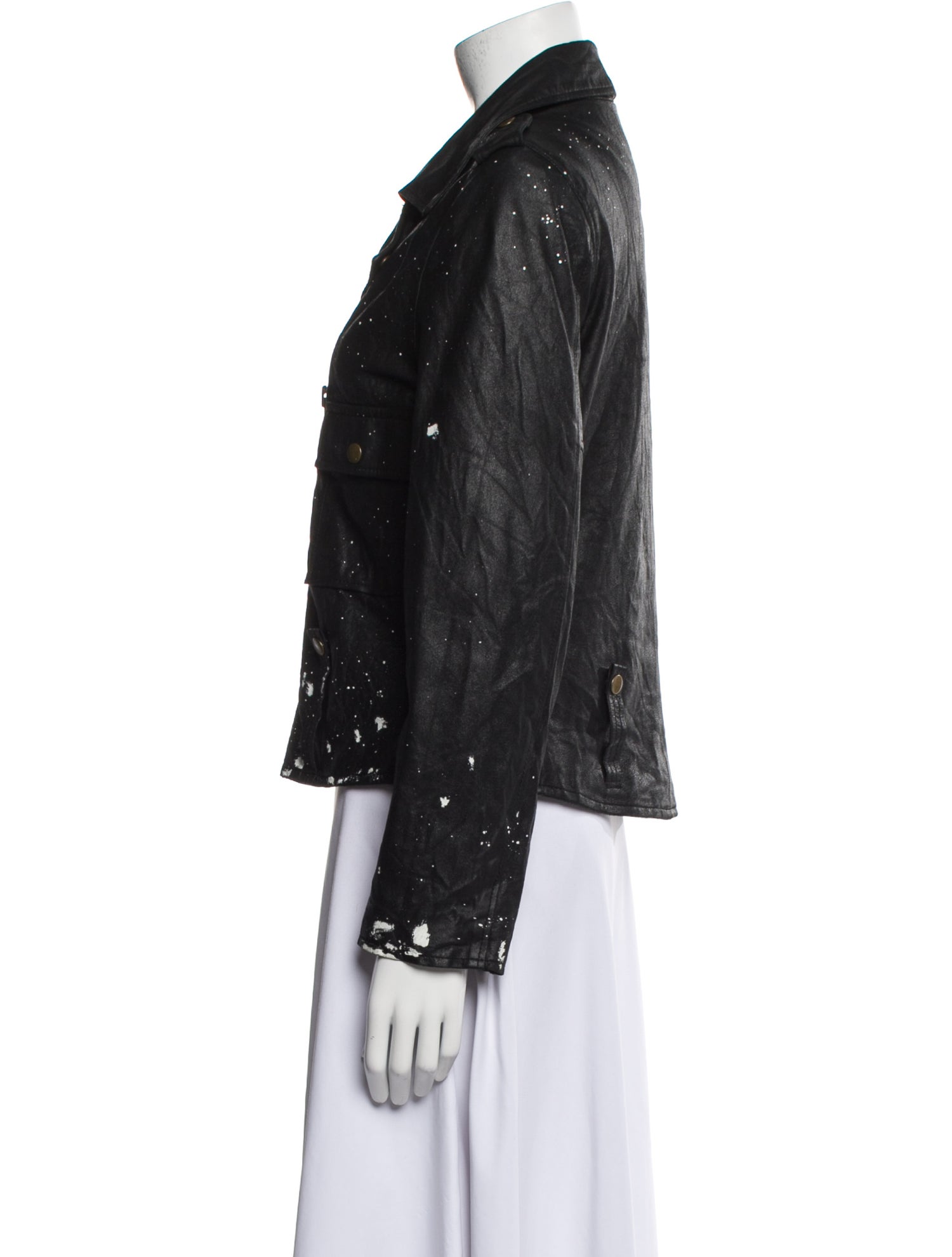 NSF Leather Biker Jacket