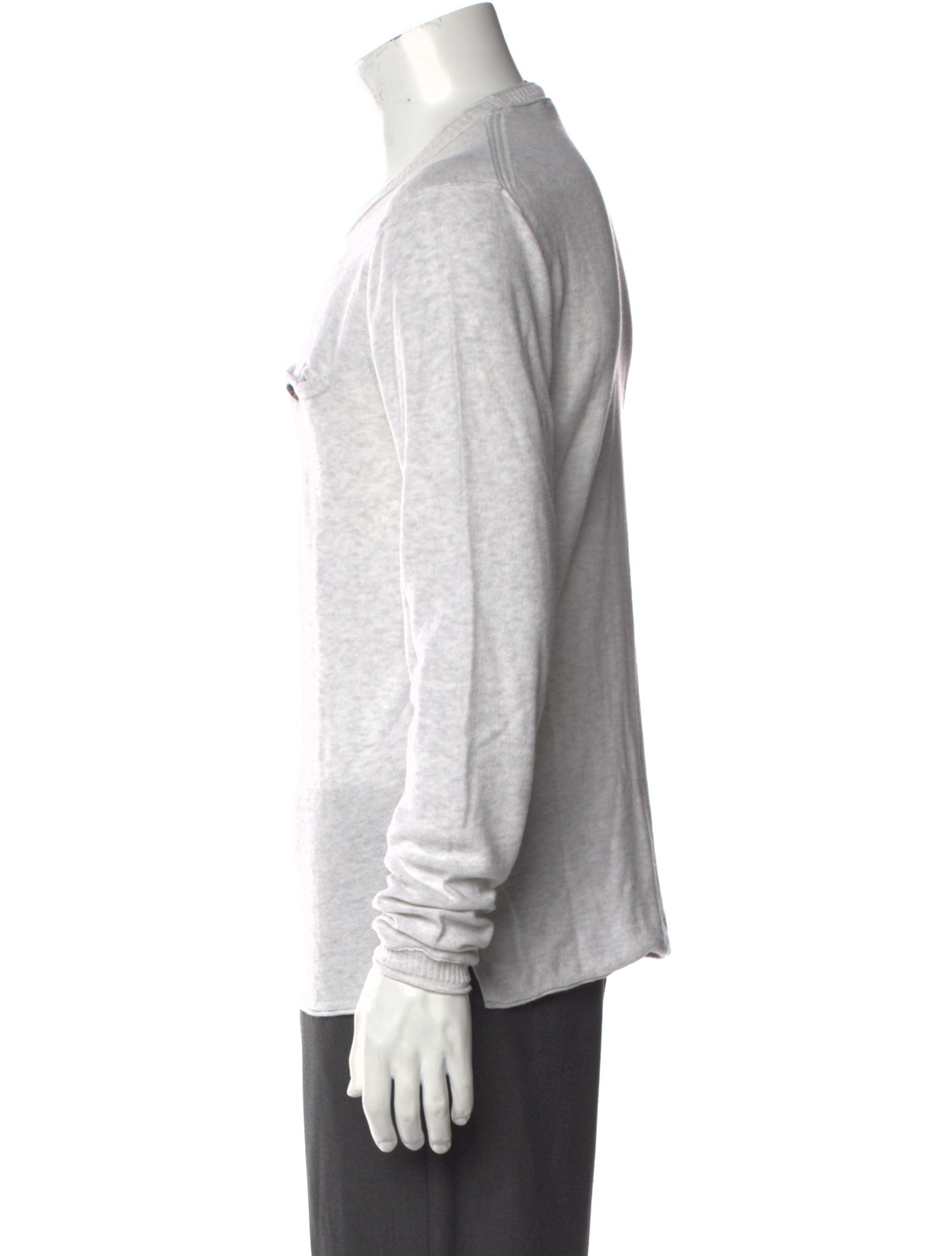 NSF Crew Neck Long Sleeve Henley