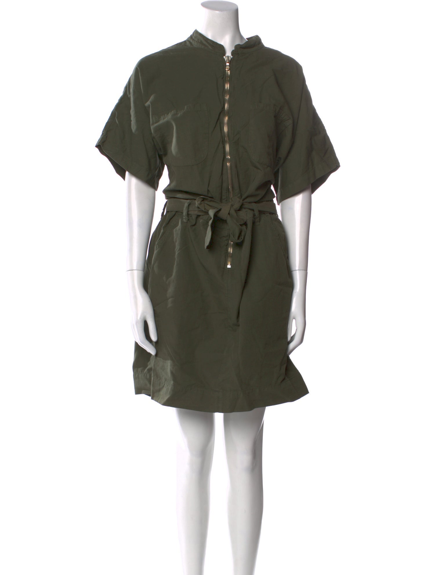 NSF Mock Neck Knee-Length Dress