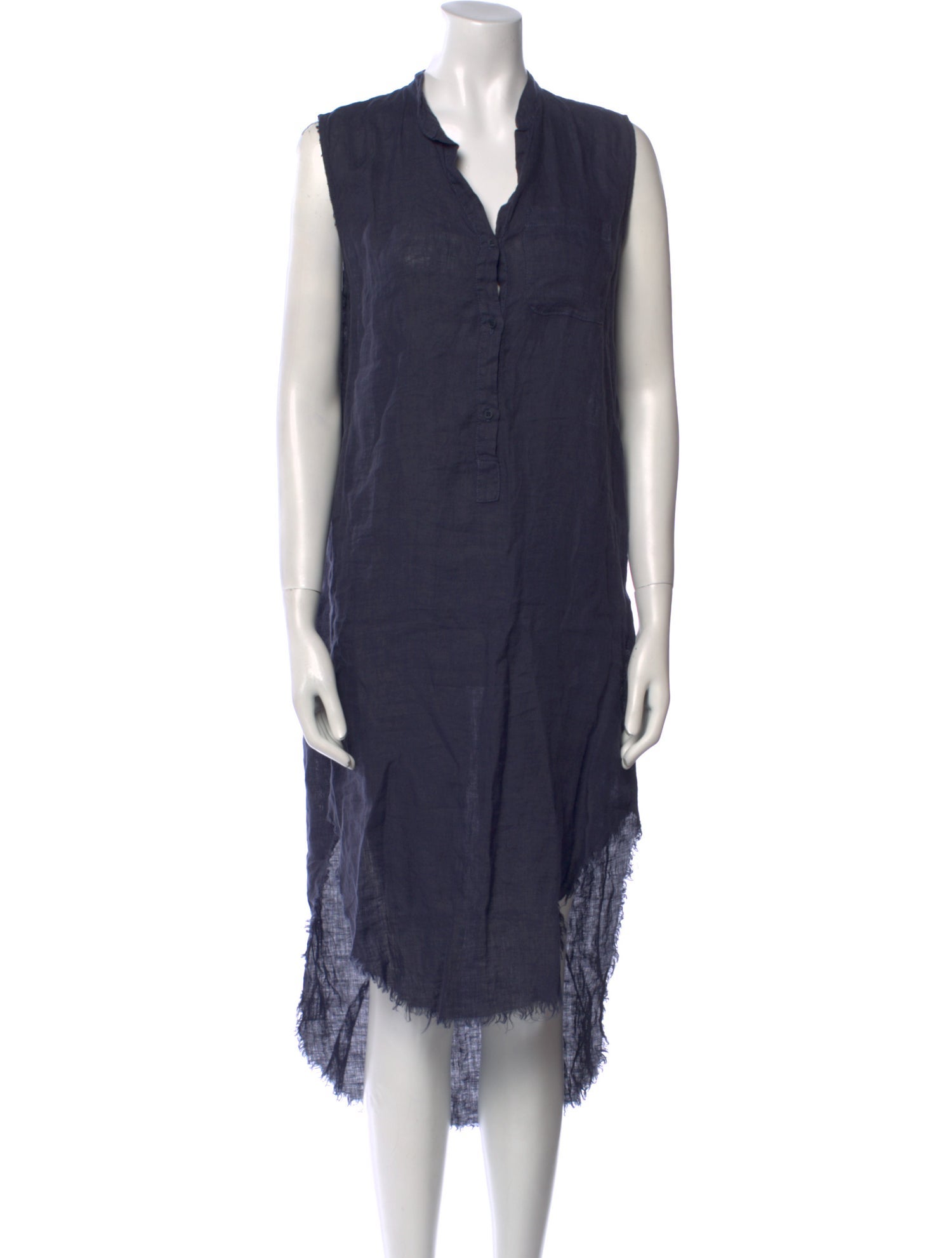 NSF Linen Midi Length Dress