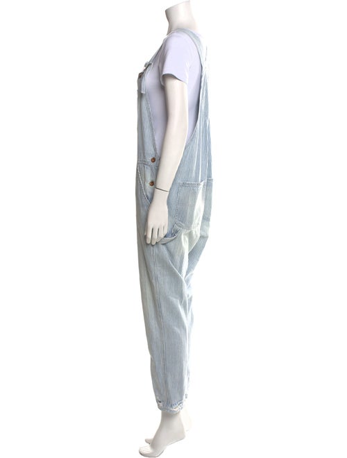 NSF Striped Square Neckline Jumpsuit